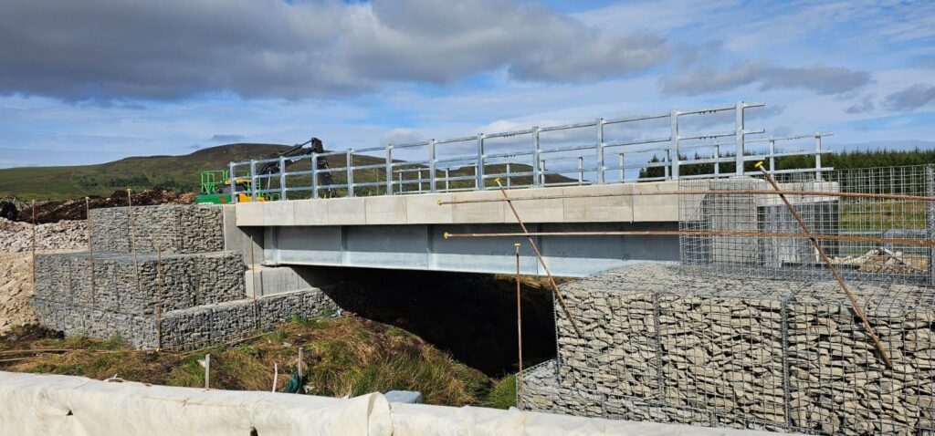 Concrete bridge construction