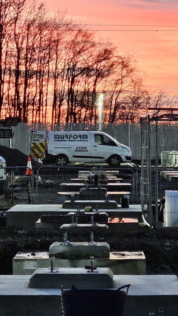 Eccles Substation Sunset