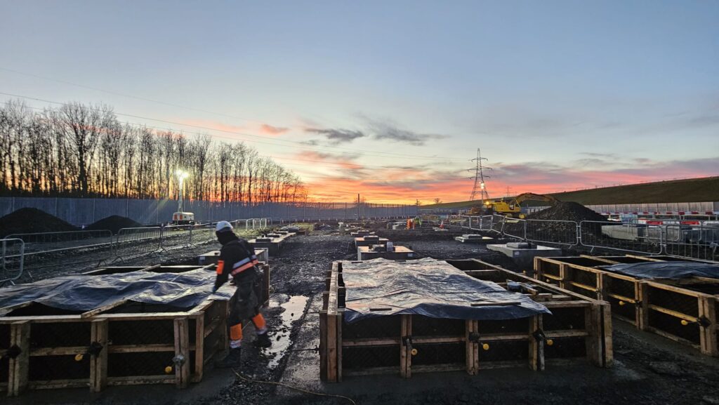 Eccles Substation Sunset